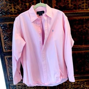 Pink Ralph Lauren Button Down Shirt